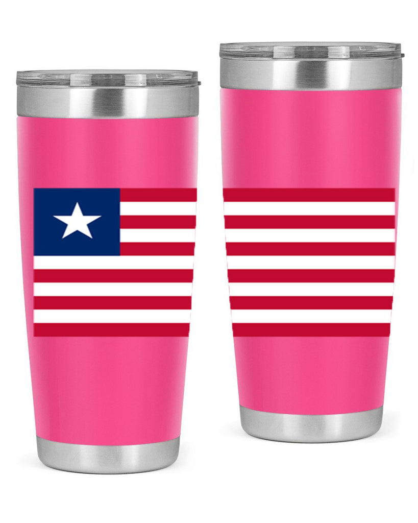 Liberia 101#- world flags- Tumbler