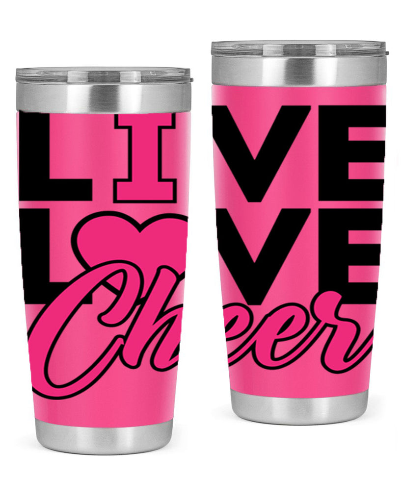 Live Love Cheer 832#- cheer- Tumbler