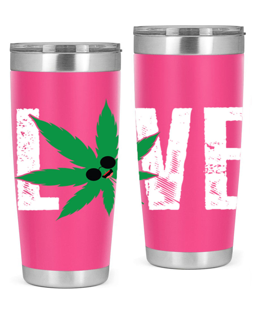 Love 195#- marijuana- Tumbler