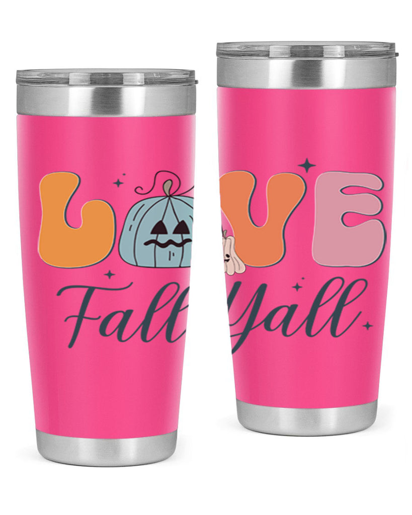 Love Fall Yall 413#- fall- Tumbler