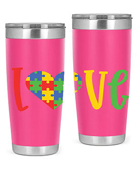 Love Style 30#- autism- Tumbler