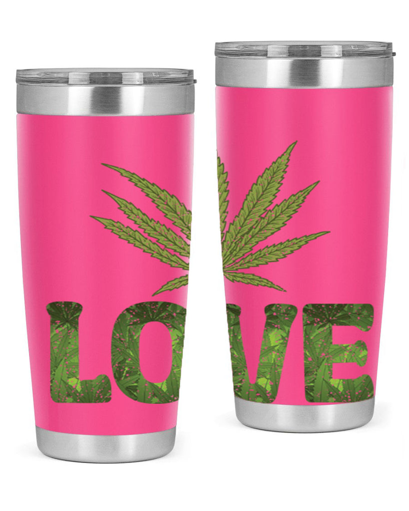 Love Sublimation 192#- marijuana- Tumbler