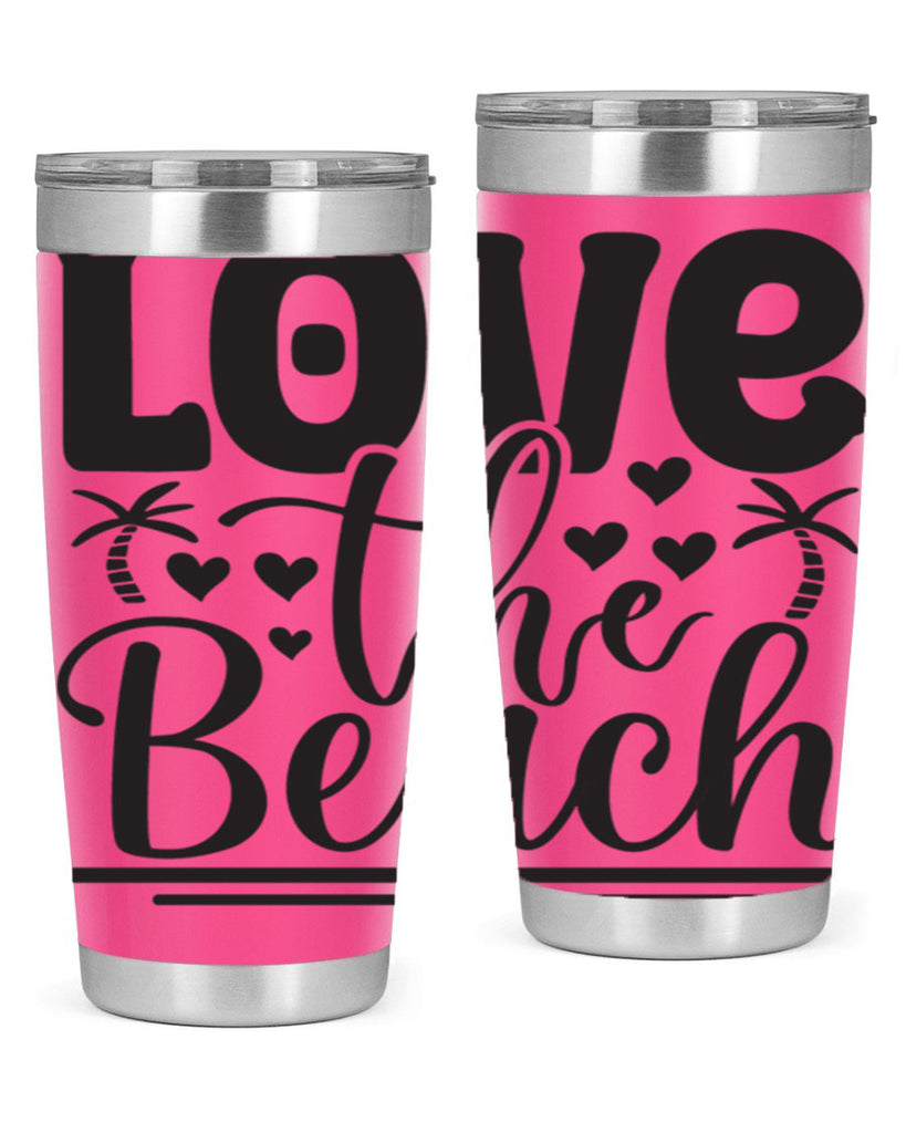 Love the beach 307#- mermaid- Tumbler