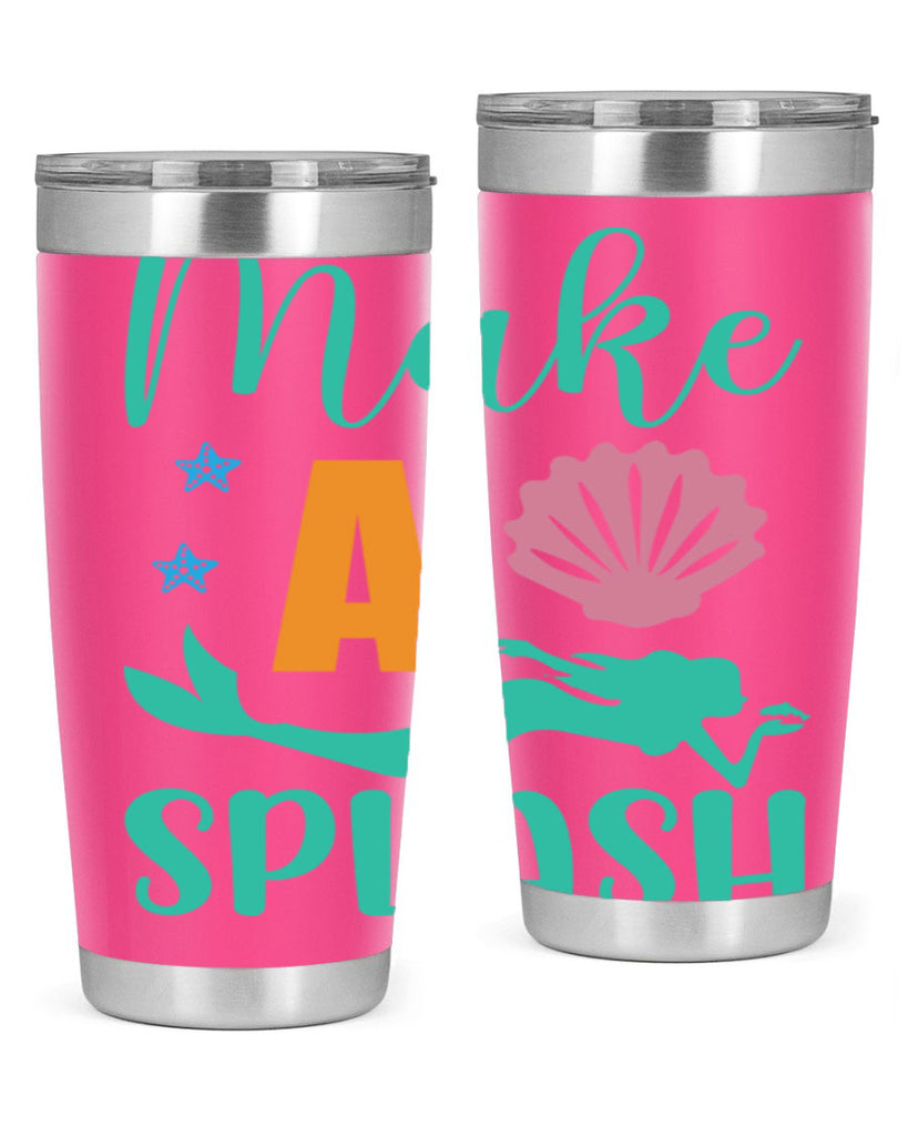 Make a Splash Design 314#- mermaid- Tumbler