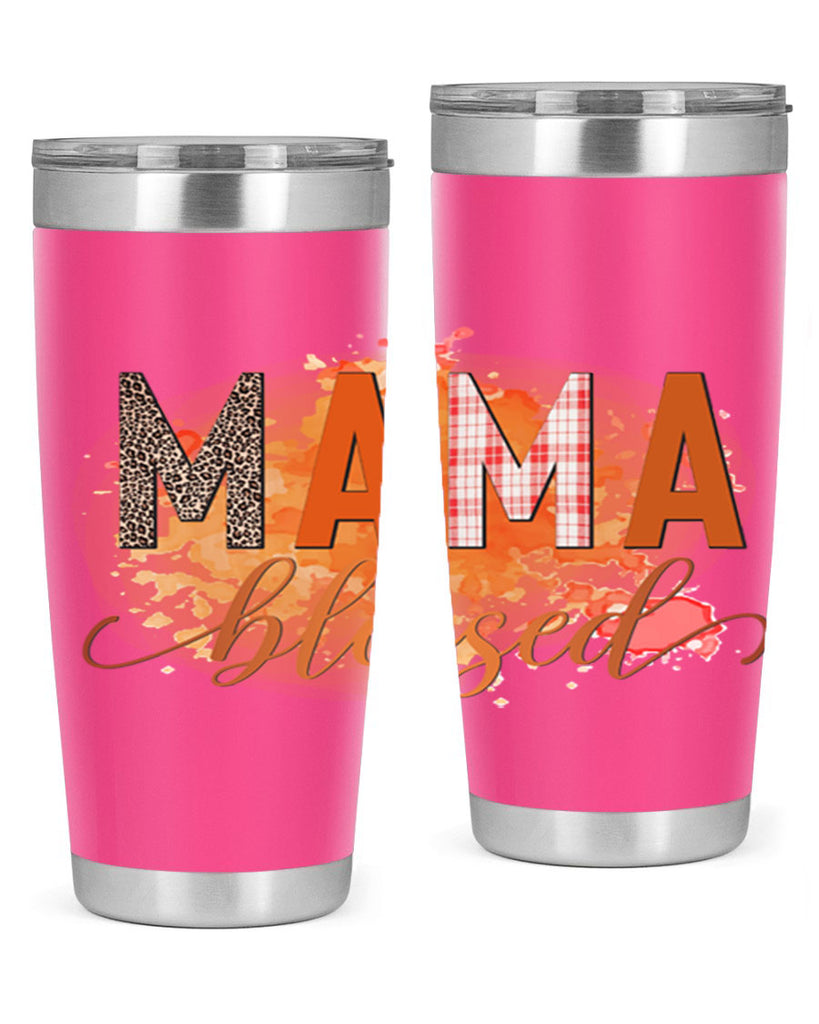 Mama Blessed 418#- fall- Tumbler