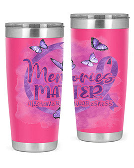 Memories Maer AlzheimerS Awareness 196#- alzheimers- Tumbler