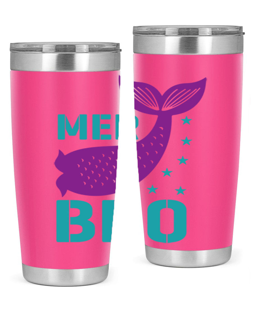 Mer Bro 322#- mermaid- Tumbler