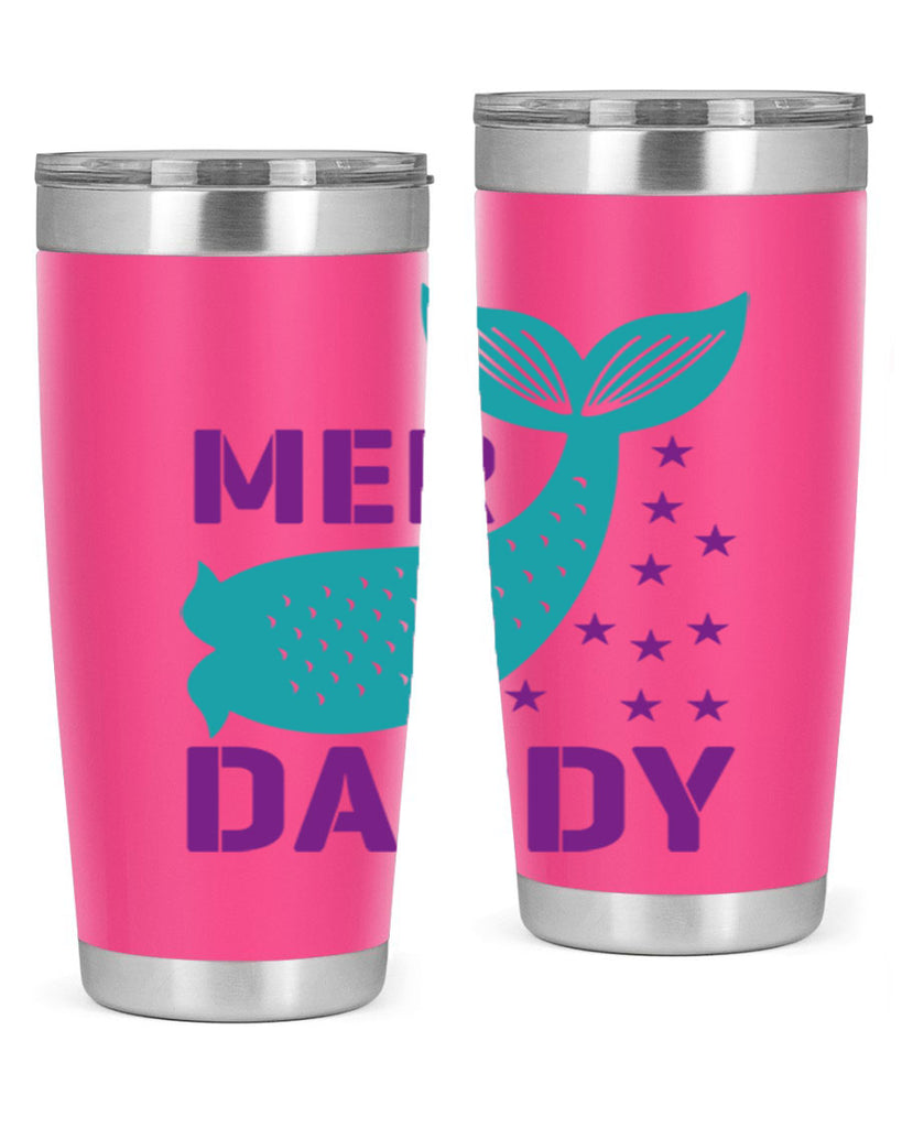 Mer Daddy 326#- mermaid- Tumbler