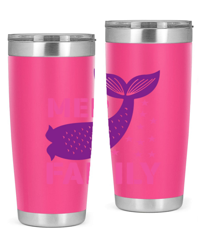 Mer Family 327#- mermaid- Tumbler