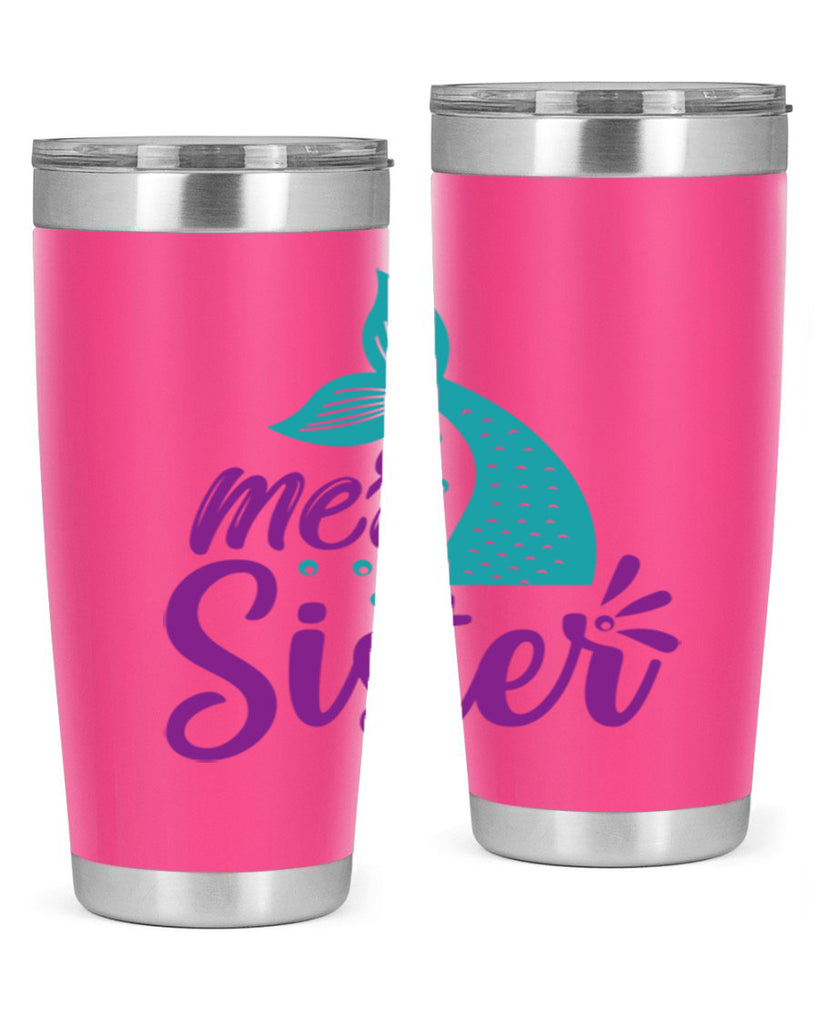 Mer Sister 346#- mermaid- Tumbler