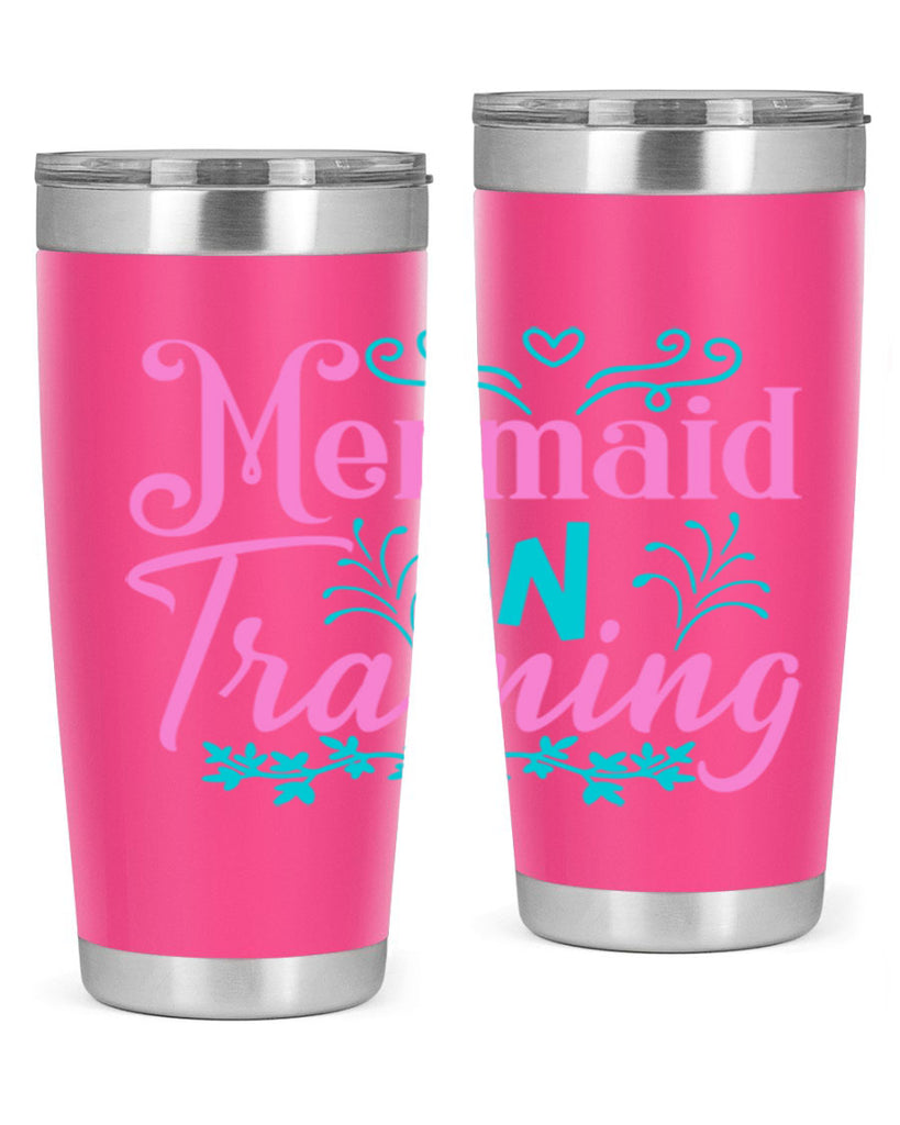 Mermaid In Training 366#- mermaid- Tumbler