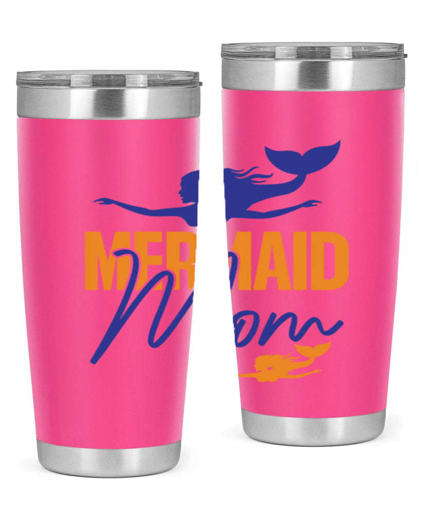 Mermaid Mom 369#- mermaid- Tumbler