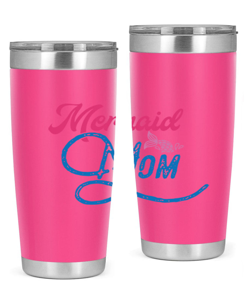 Mermaid Mom 371#- mermaid- Tumbler