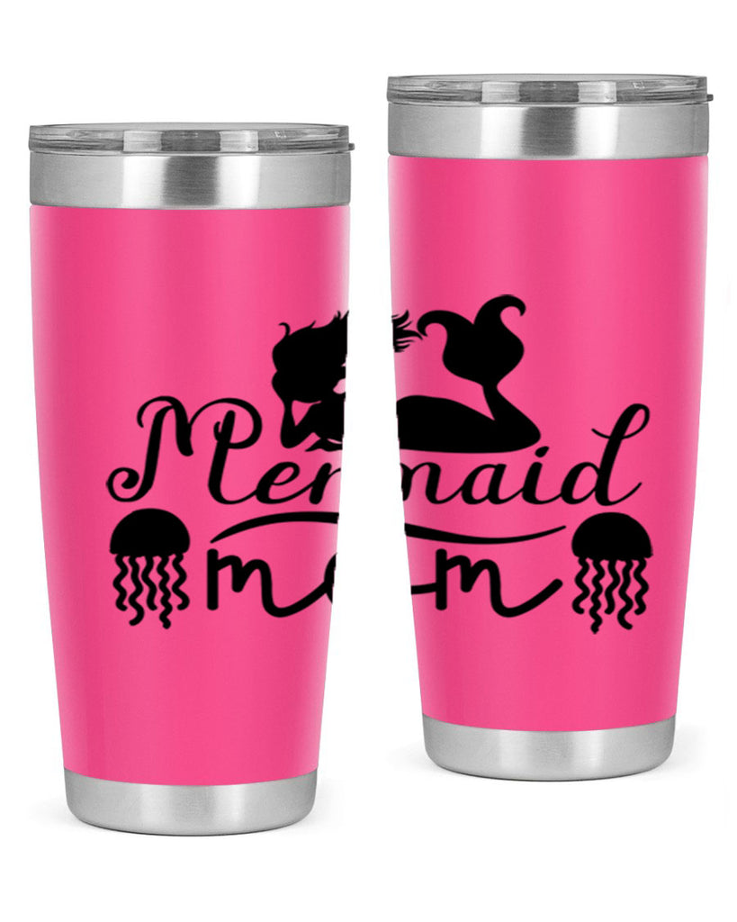 Mermaid Mom 373#- mermaid- Tumbler