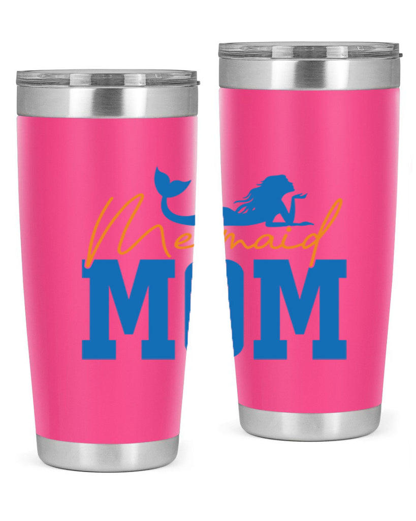 Mermaid Mom 375#- mermaid- Tumbler