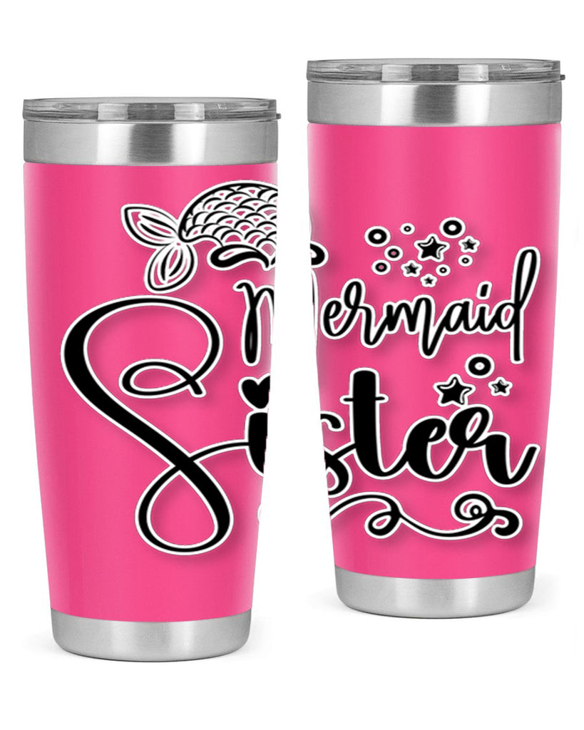 Mermaid Sister 441#- mermaid- Tumbler