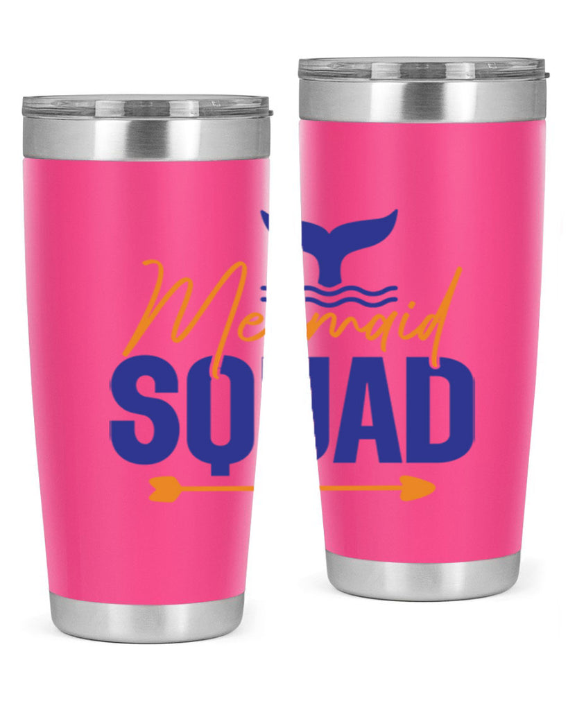 Mermaid Squad 376#- mermaid- Tumbler