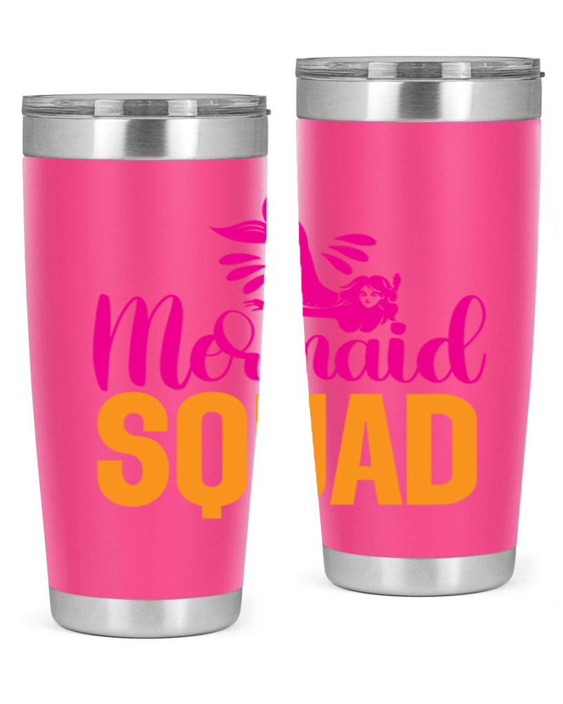 Mermaid Squad 381#- mermaid- Tumbler