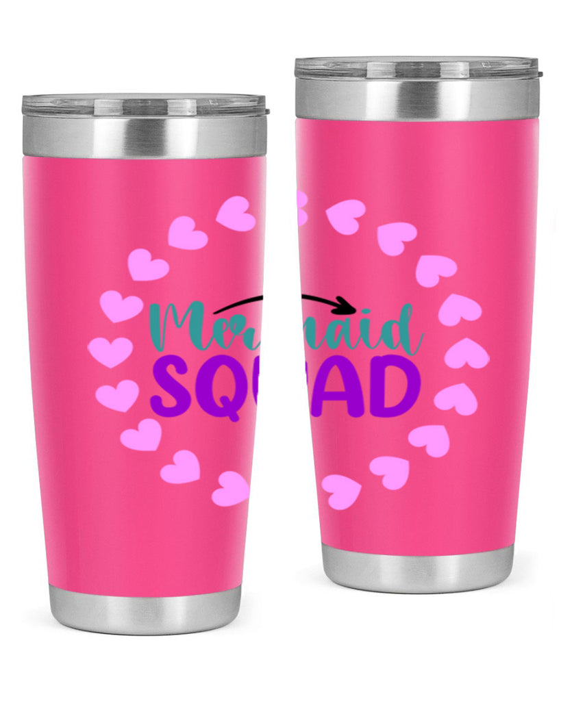 Mermaid Squad 382#- mermaid- Tumbler