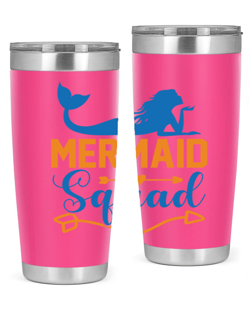 Mermaid Squad 385#- mermaid- Tumbler