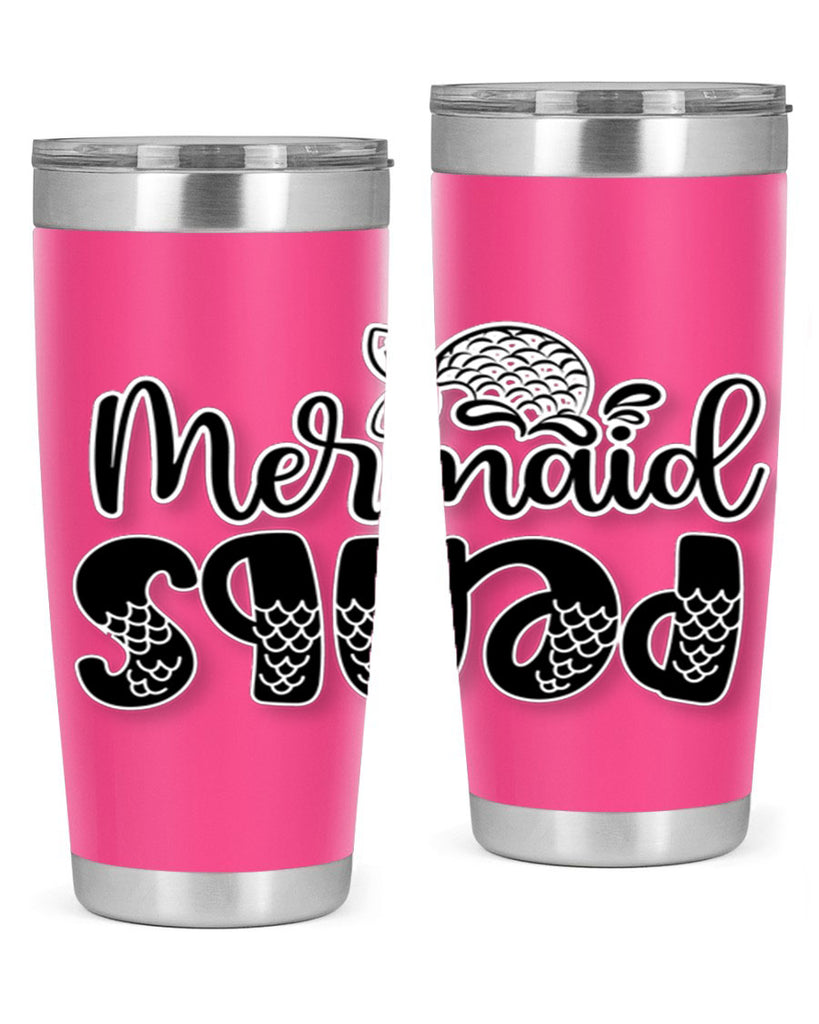 Mermaid Squad 444#- mermaid- Tumbler