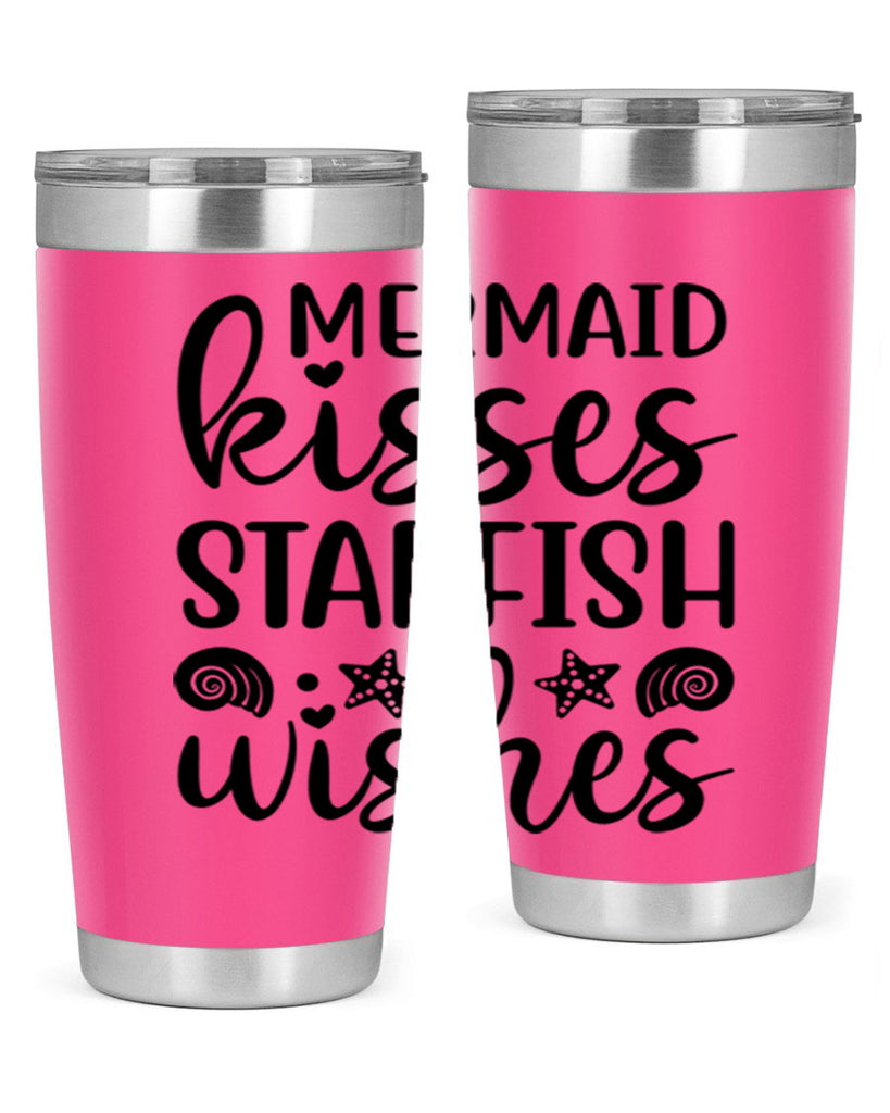 Mermaid kisses starfish wishes 426#- mermaid- Tumbler