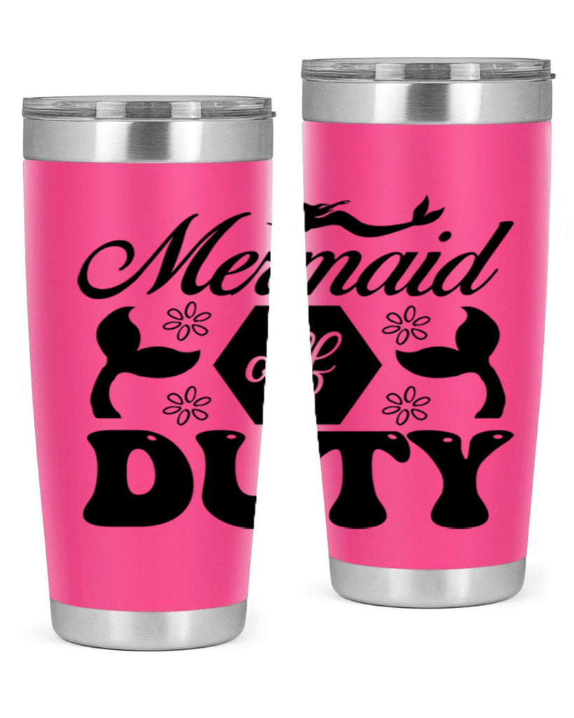 Mermaid off duty 433#- mermaid- Tumbler