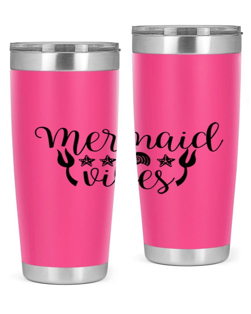 Mermaid vibes design 466#- mermaid- Tumbler