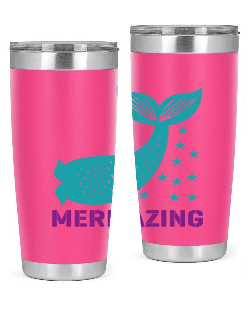 Mermazing 502#- mermaid- Tumbler