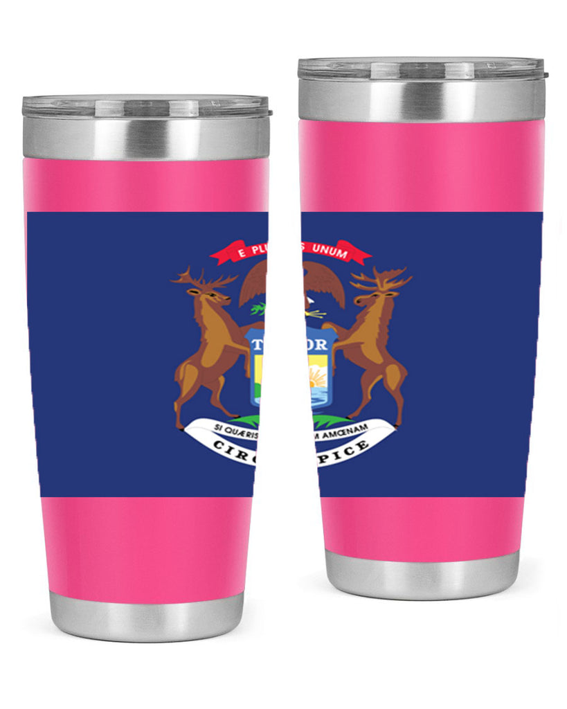 Michigan 30#- Us Flags- Tumbler