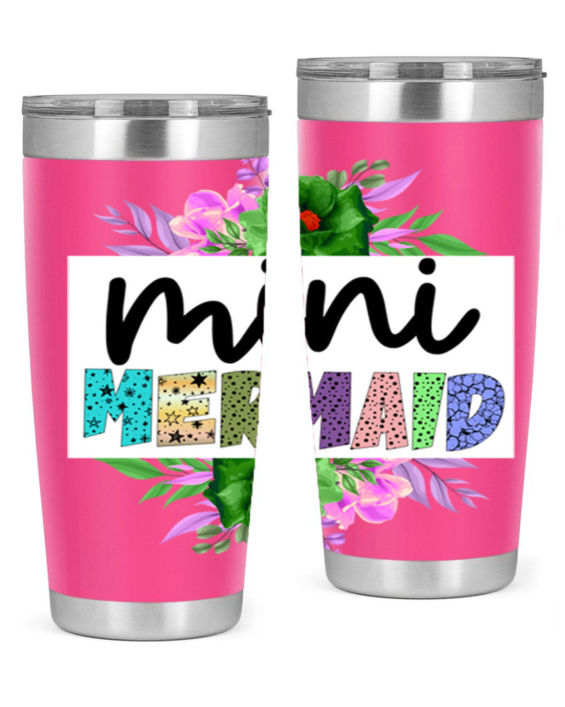 Mini Mermaid 505#- mermaid- Tumbler