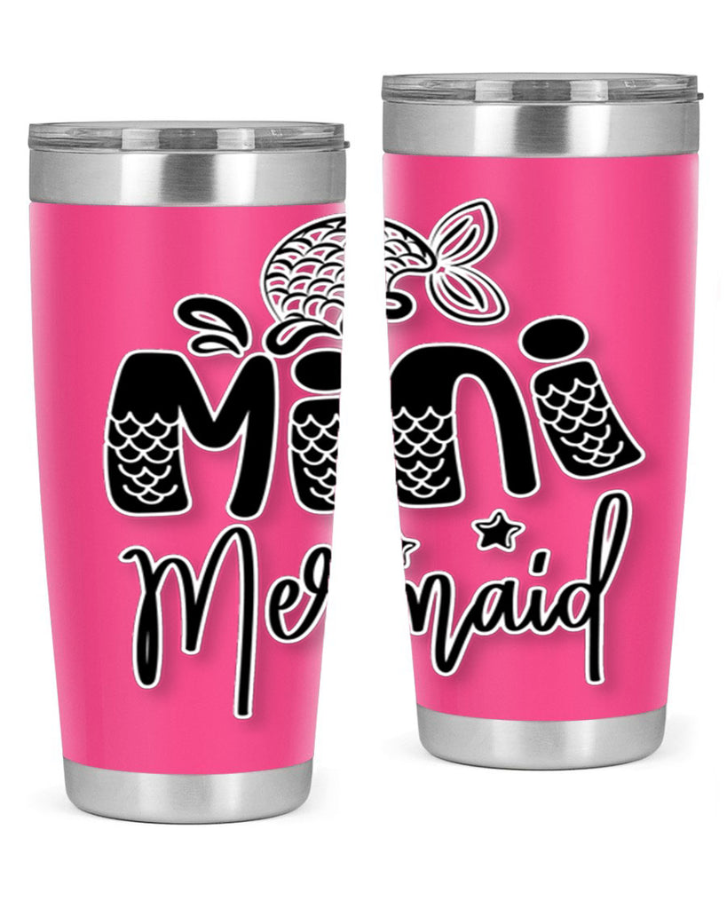 Mini Mermaid 508#- mermaid- Tumbler