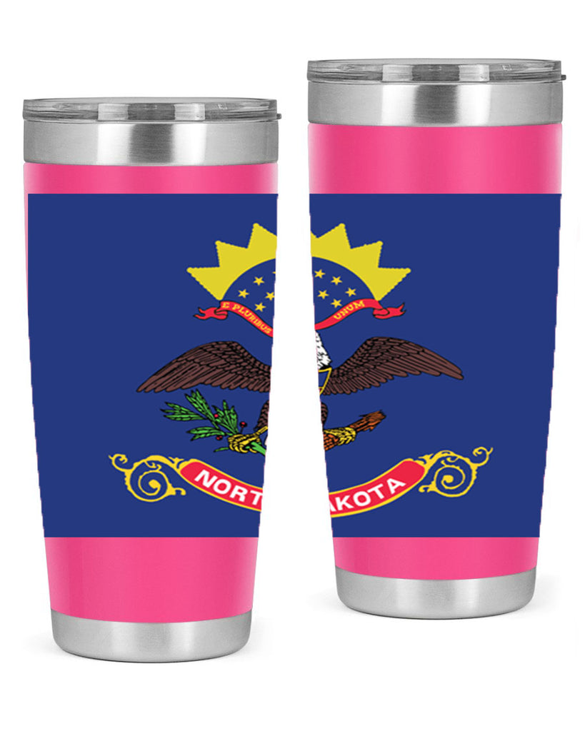 North Dakota 18#- Us Flags- Tumbler