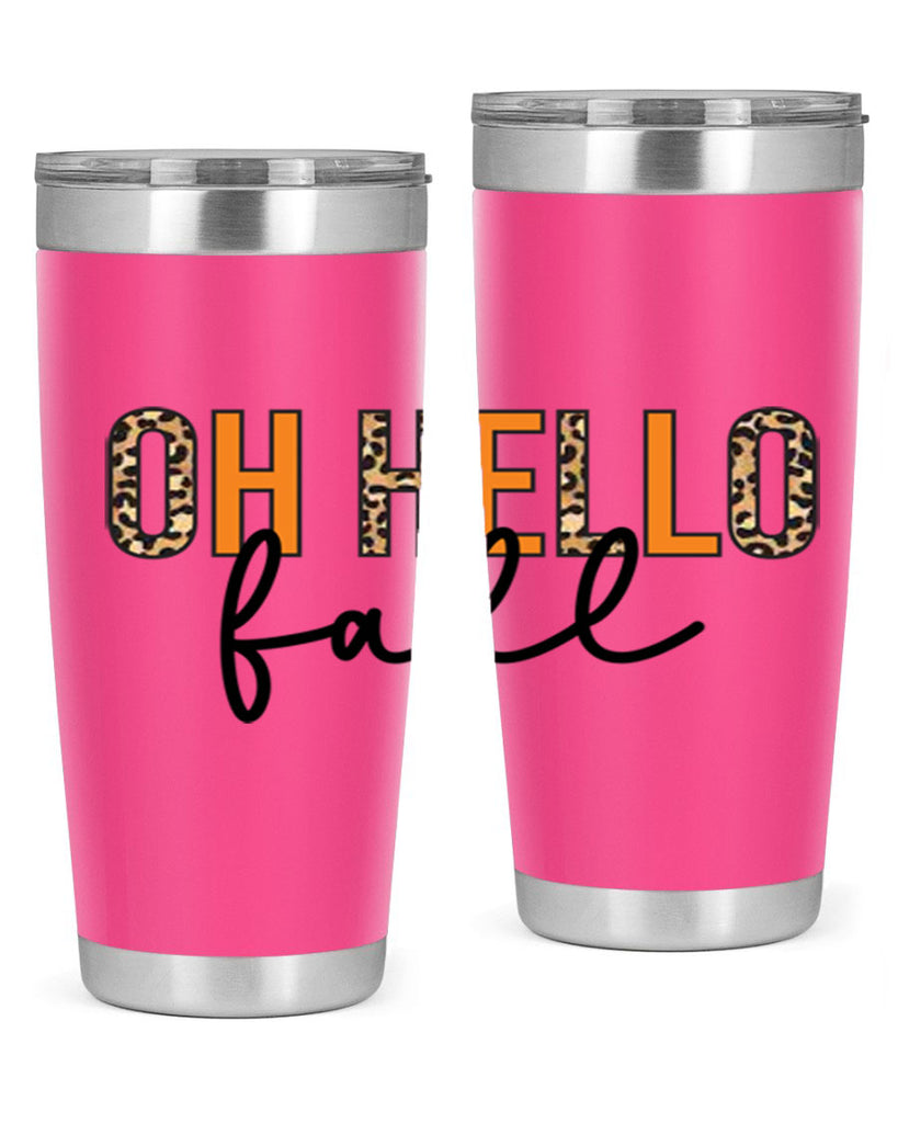 Oh hello fall 451#- fall- Tumbler