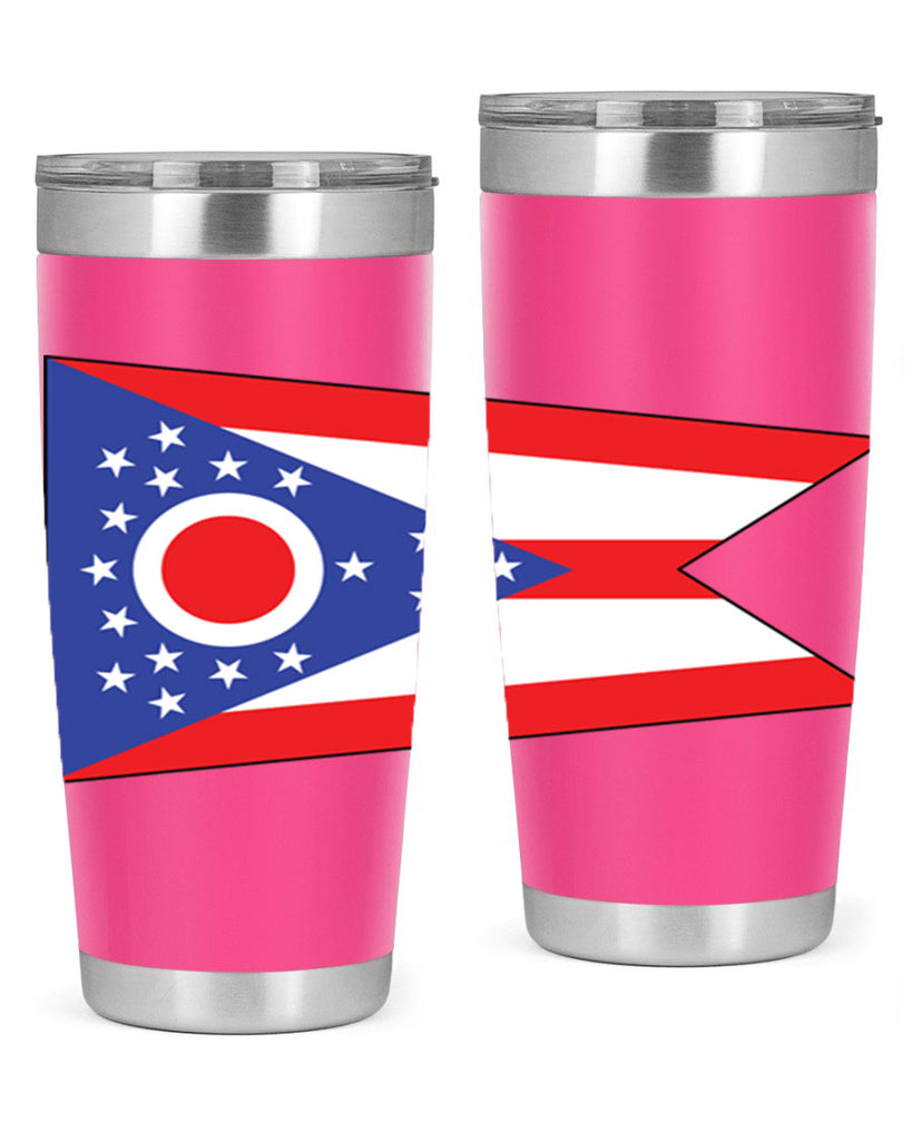 Ohio 17#- Us Flags- Tumbler