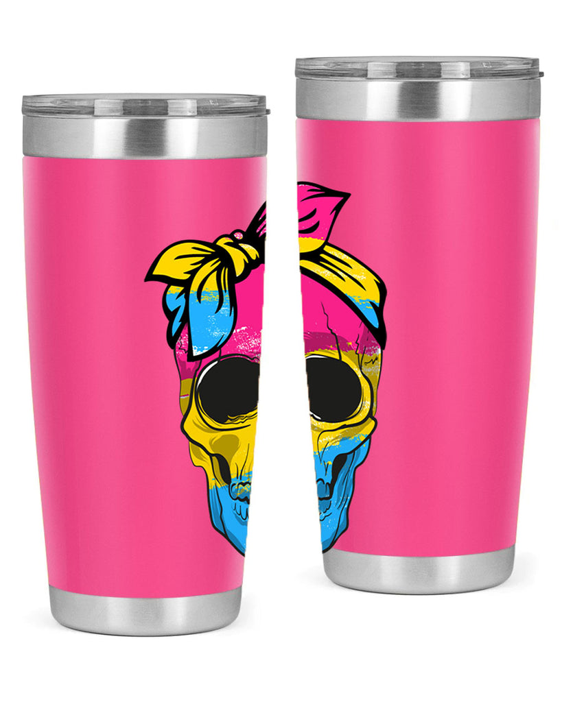 Pansexual Lgbtq Skull Gay Pride Png 30#- lgbt- Tumbler