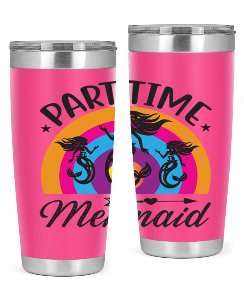 Part time mermaid 534#- mermaid- Tumbler