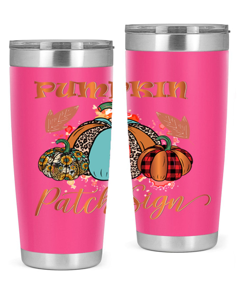 Pumpkin Patch Sign 530#- fall- Tumbler