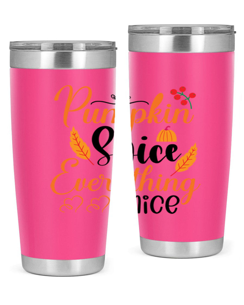 Pumpkin Spice Everything Nice 543#- fall- Tumbler