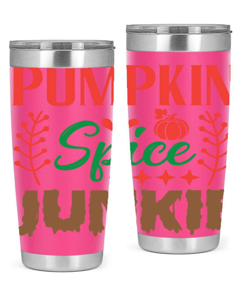 Pumpkin Spice Junkie 547#- fall- Tumbler