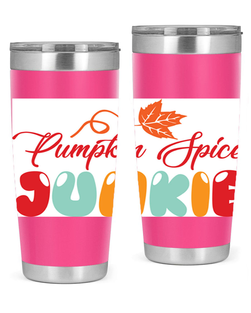 PumpkinSpiceJunkiedesign 569#- fall- Tumbler