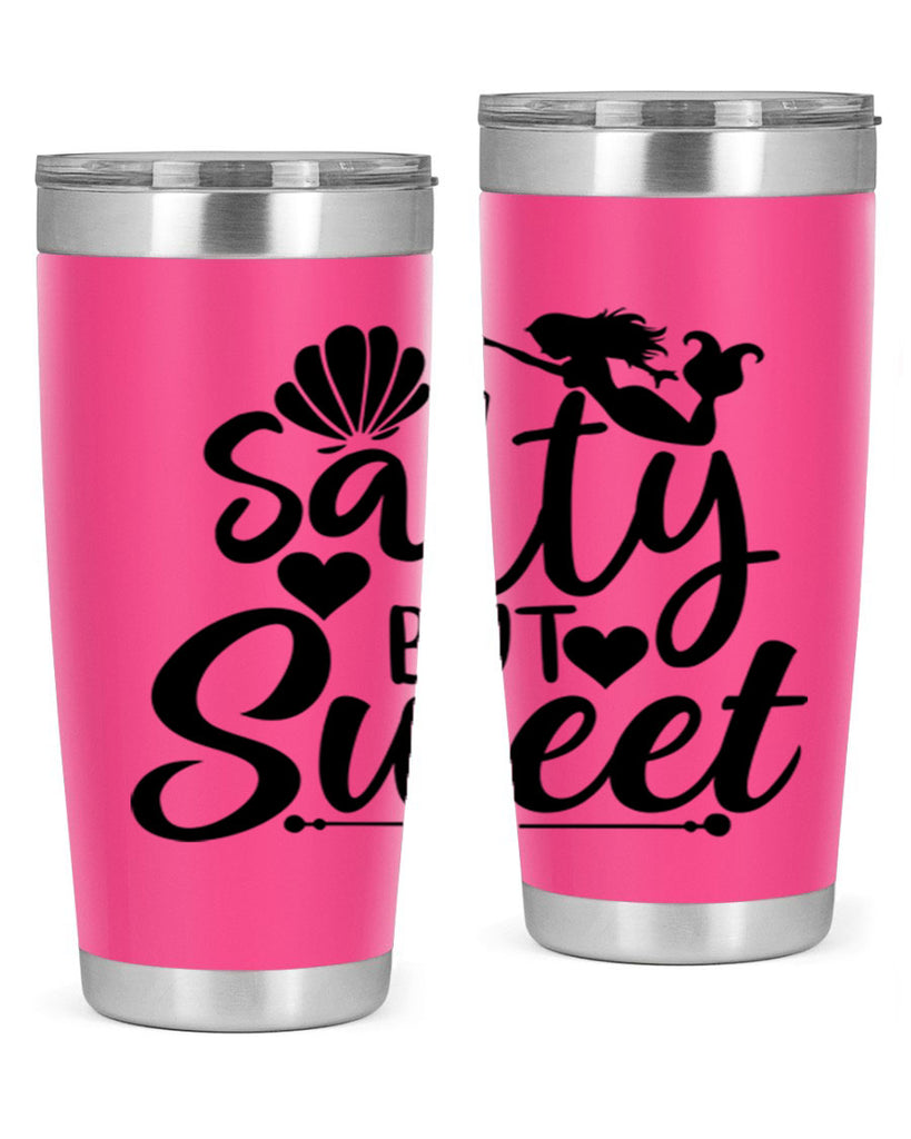 Salty But Sweet 564#- mermaid- Tumbler