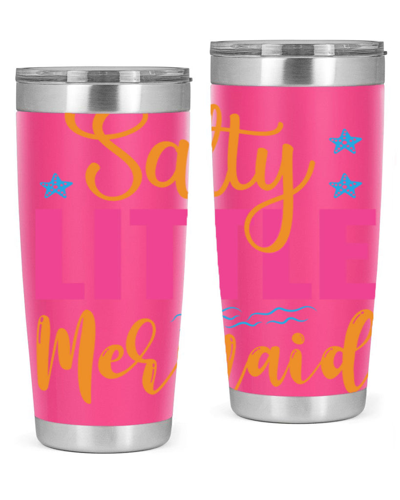 Salty Little Mermaid Design 574#- mermaid- Tumbler