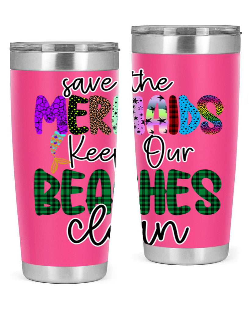 Save The Mermaids Keep Our 575#- mermaid- Tumbler