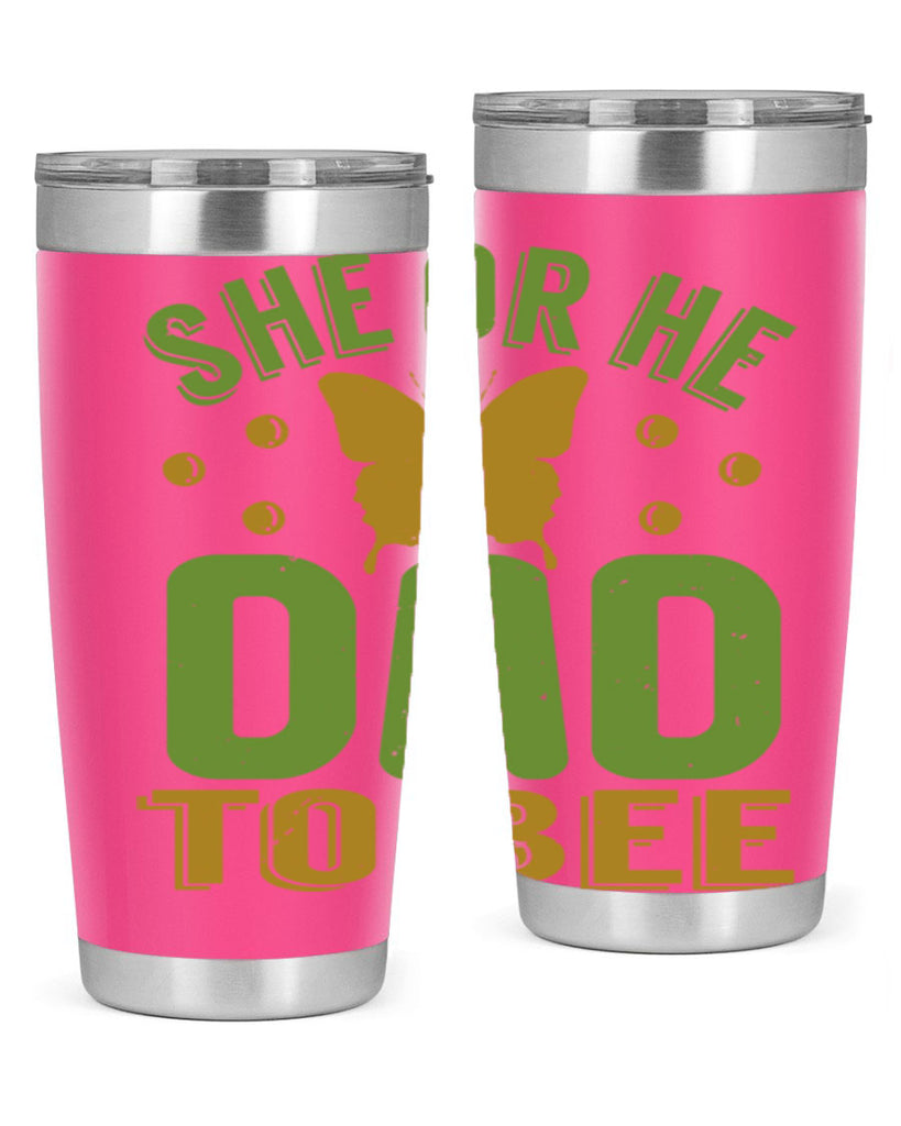 She or He Dad to bee Style 172#- baby- tumbler