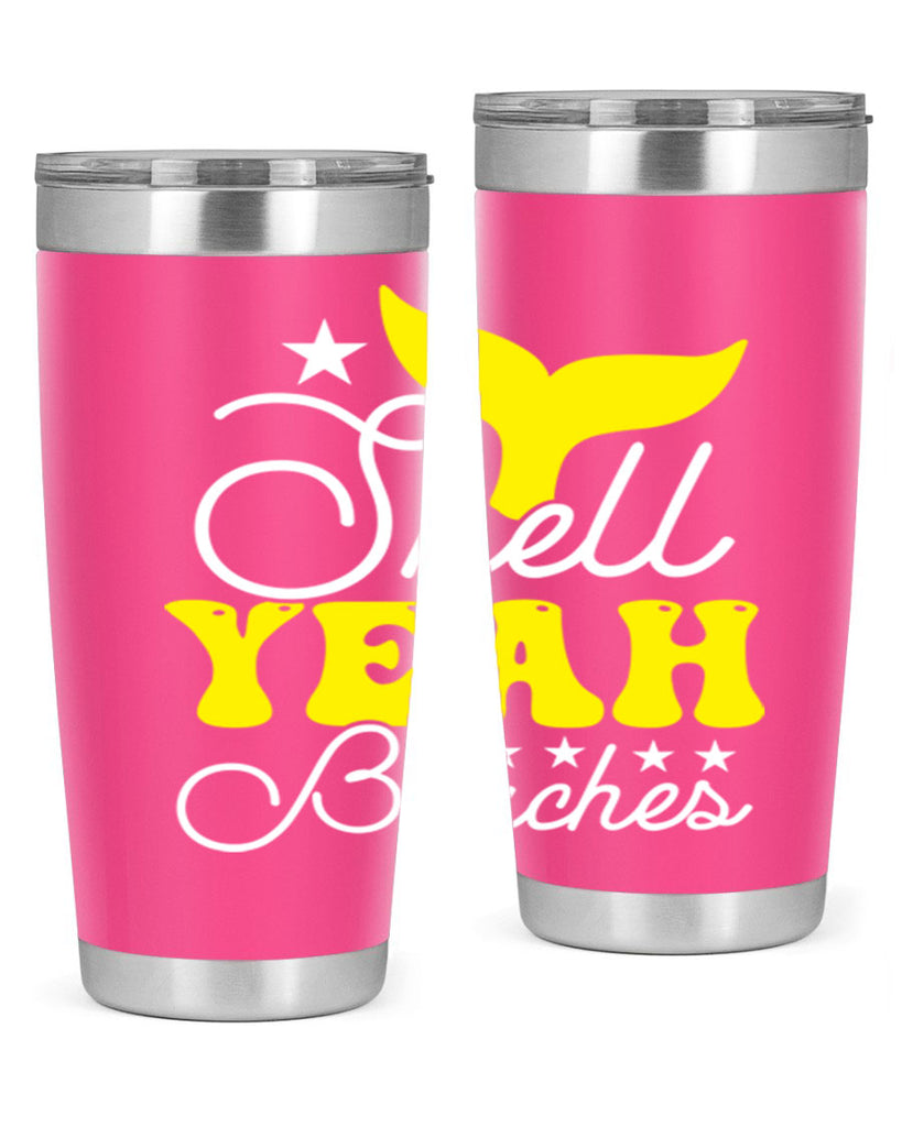 Shell Yeah Beaches 585#- mermaid- Tumbler