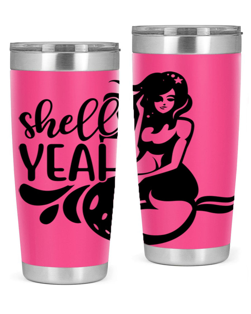 Shell yeah 596#- mermaid- Tumbler