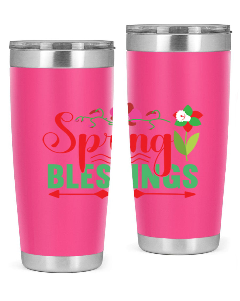 Spring Blessings 418#- spring- Tumbler