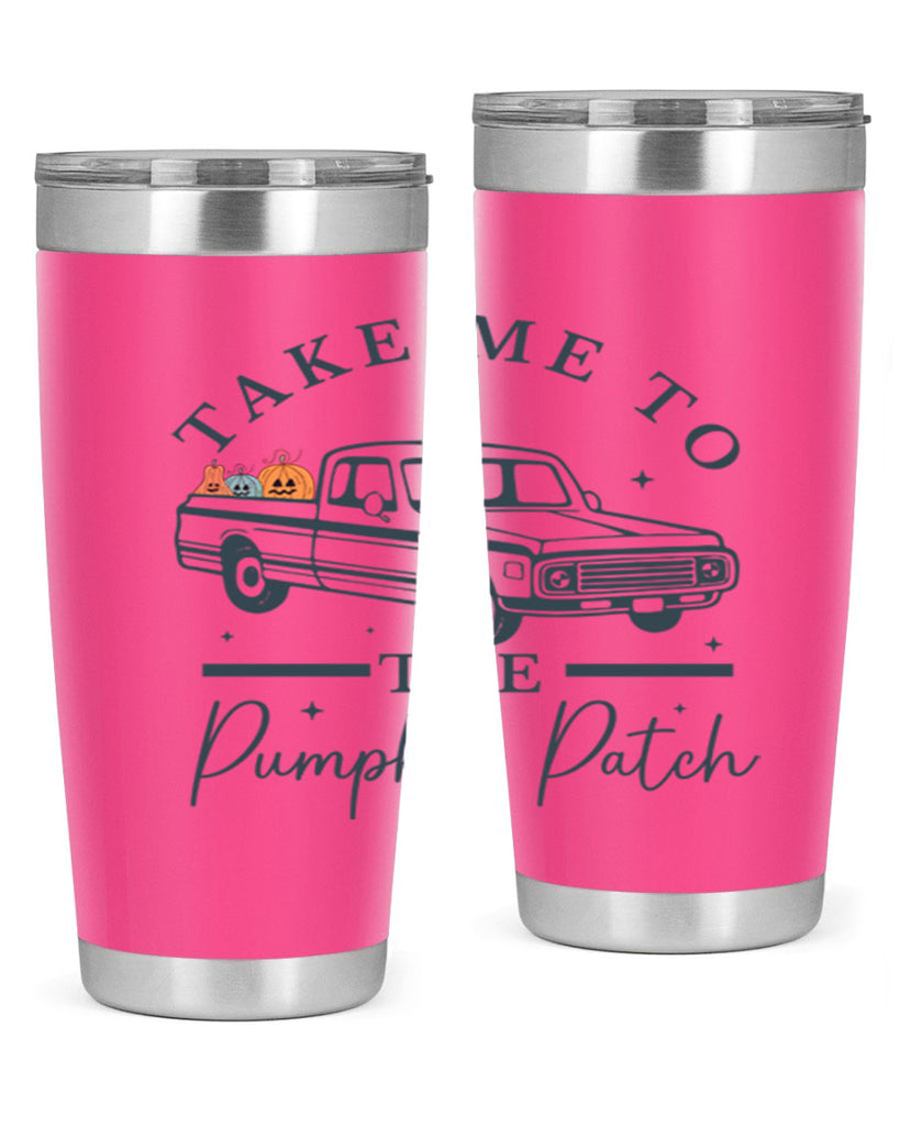 Take Me To The Pumpkin Patch 593#- fall- Tumbler