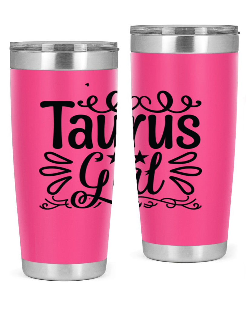 Taurus girl 497#- zodiac- Tumbler